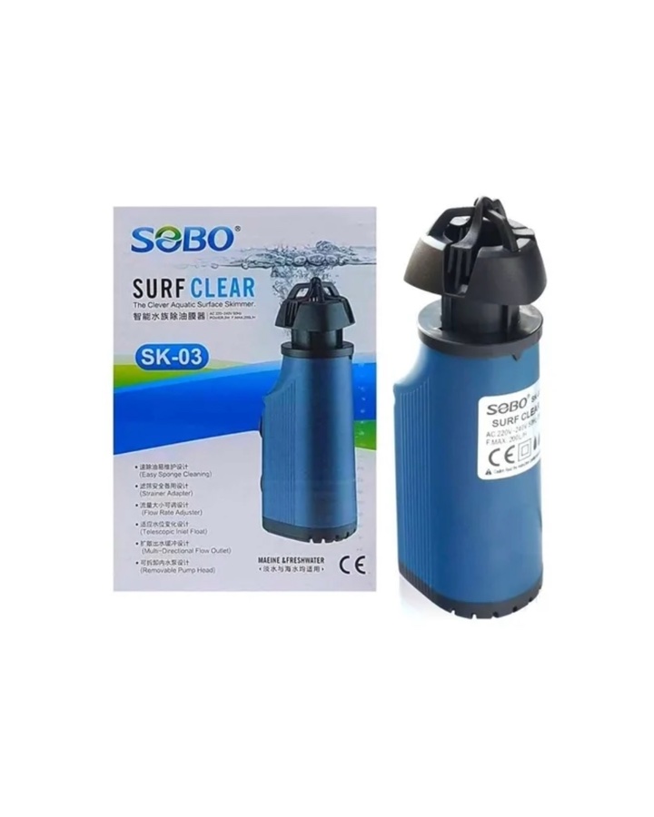Skimmer Superficial SOBO – 200l/h