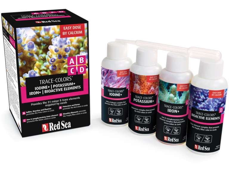 Red Sea Trace Colors A/B/C/D Pack x4 100 ml